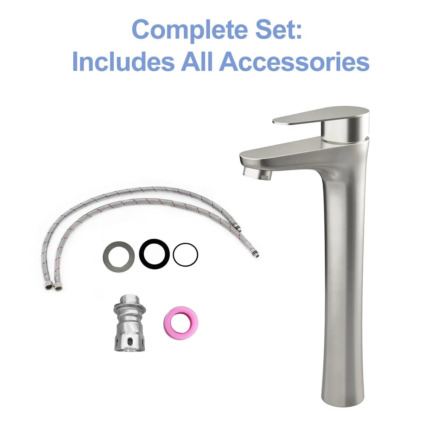 Single Handle Vessel Sink Faucet by HouseOfZazla