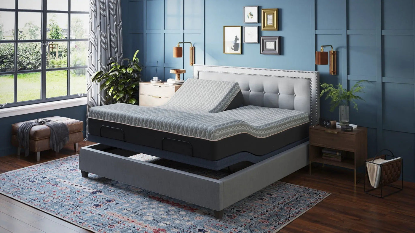 Bt3000 - Flex Head Adjustable Bed Base With Head And Foot Position Adjustment by HouseOfZazla