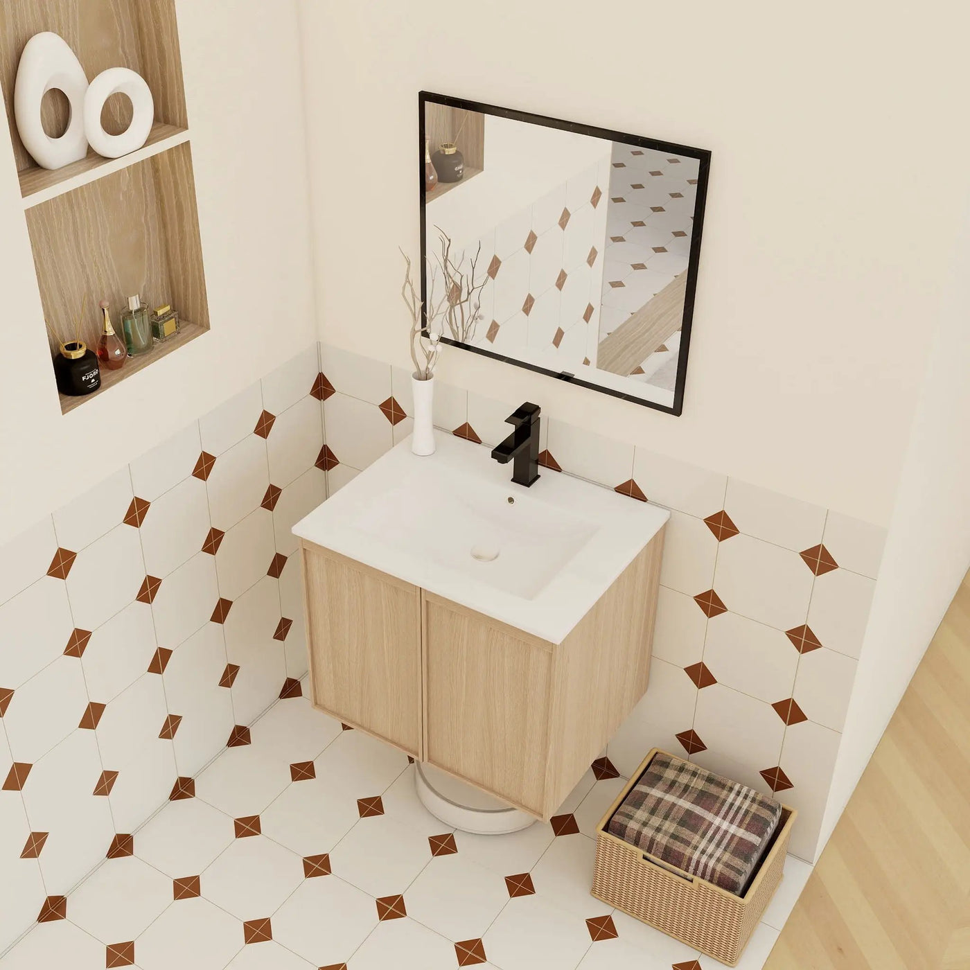 Floating Bathroom Vanity With Sink Combo by HouseOfZazla