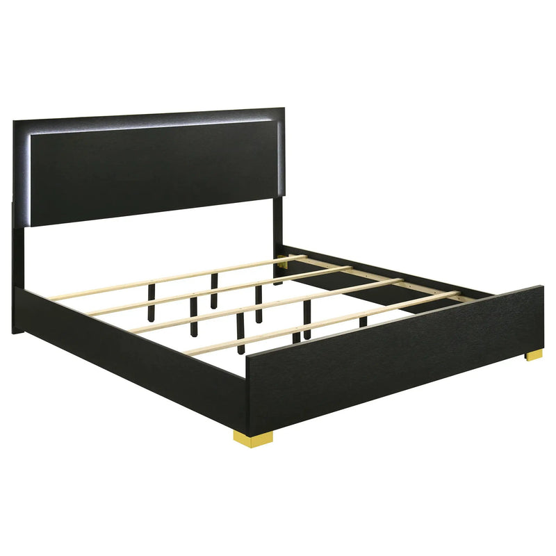 Marceline 5-piece Eastern King Bedroom Set Black by Unique Piece Furniture