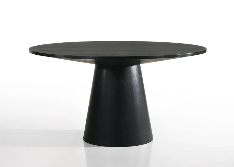 Jasper - Wide Contemporary Round Dining Table Set by HouseOfZazla