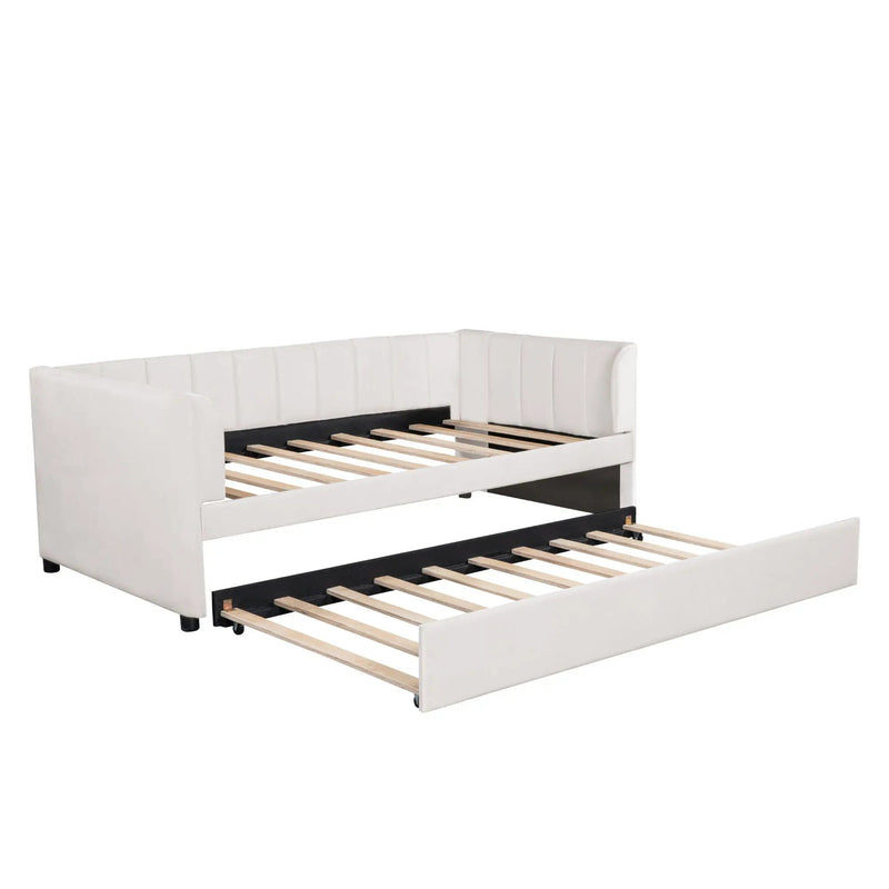 Upholstered Daybed With Ergonomic Design Backrest by Unique Piece Furniture