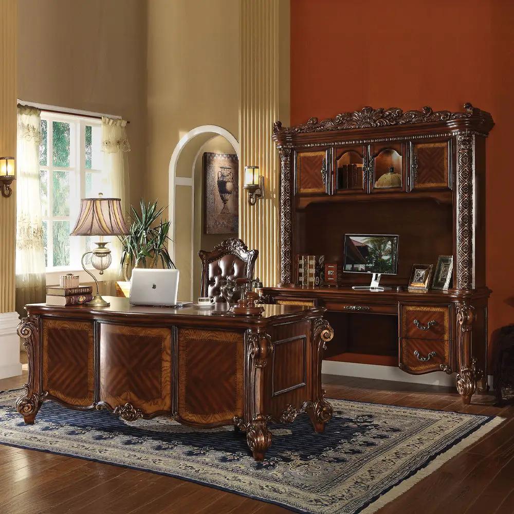 Vendome - Computer Desk & Hutch by Unique Piece Furniture
