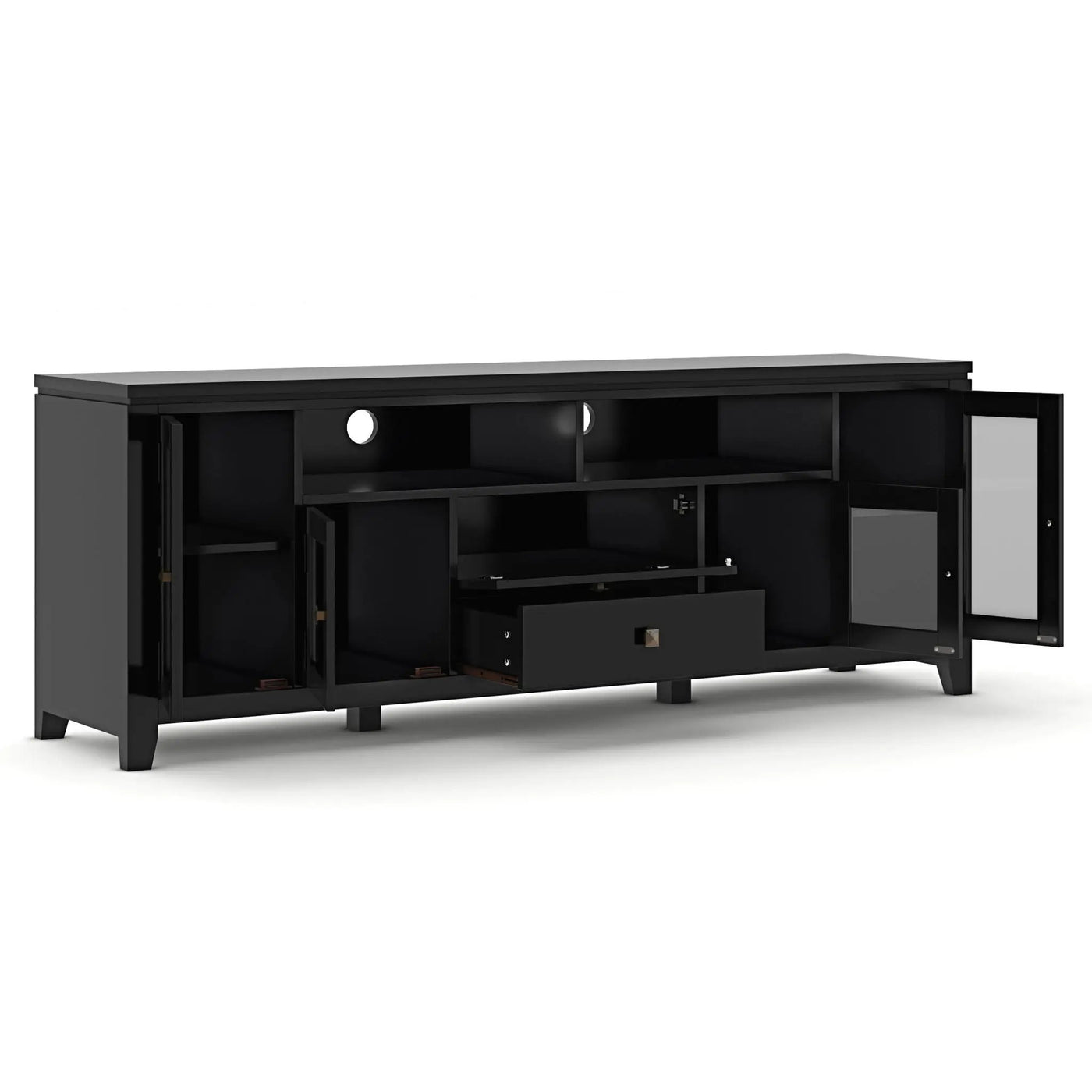 Cosmopolitan - Handcrafted Wide TV Media Stand by HouseOfZazla