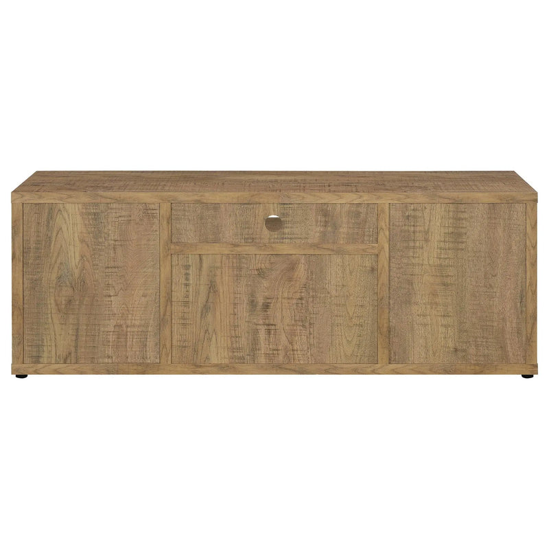 Noriega - 3 Piece TV Entertainment Center, Open & Concealed Storage - Wood by HouseOfZazla