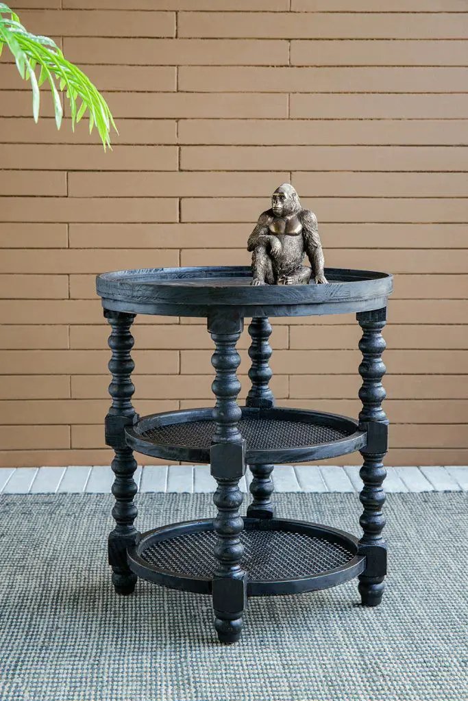 Round 3 Tiered Side Tabel, End Tabel For Lving Room Bedroom Entryway by Unique Piece Furniture