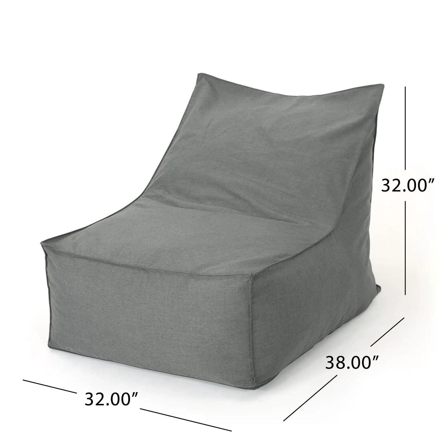 Ettie - Water Resistant Fabric Bean Bag Chair by HouseOfZazla