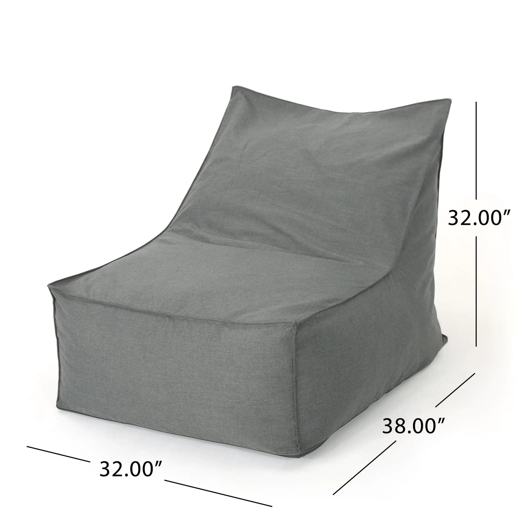Ettie - Water Resistant Fabric Bean Bag Chair by HouseOfZazla