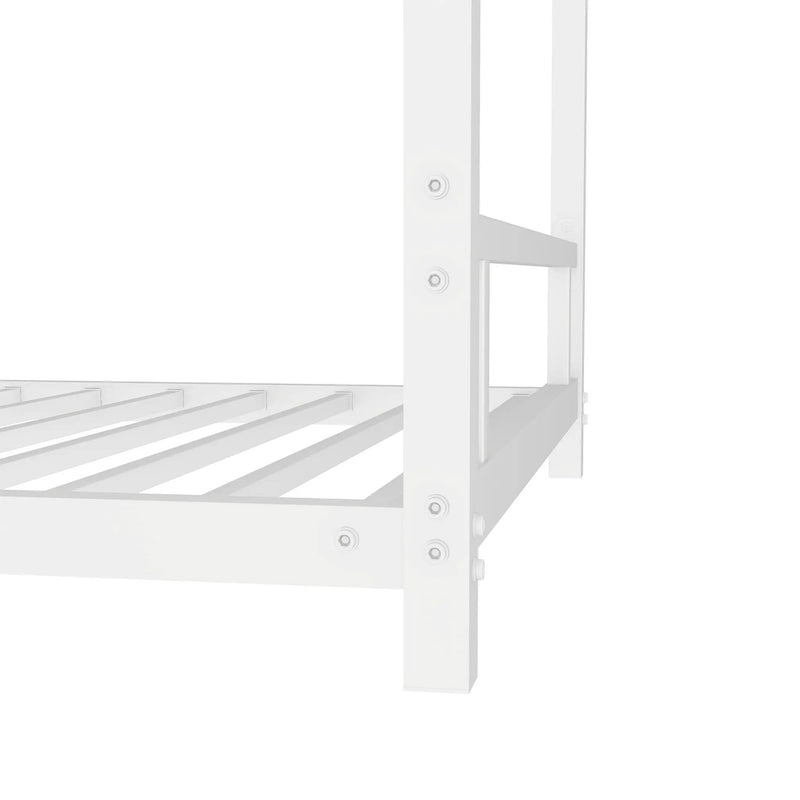 Bunk Bed With Noise Reduction And Safety Guardrail by HouseOfZazla