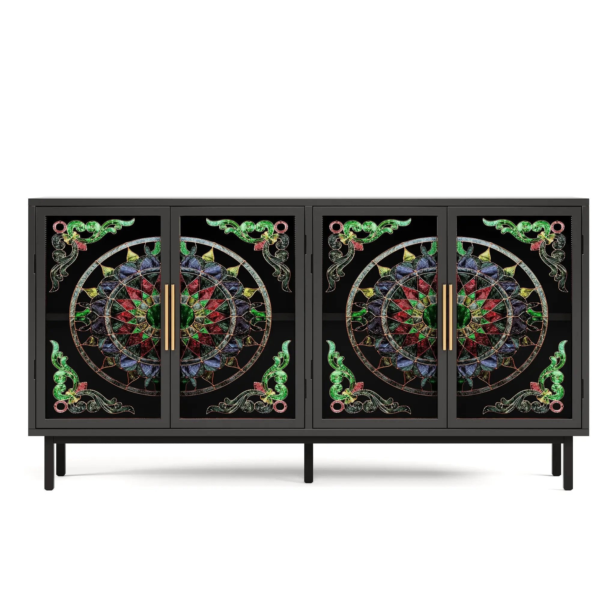 Decorative Cabinet with 4 Doors by HouseOfZazla