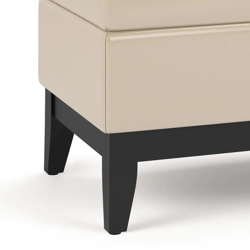 Oregon - Contemporary Storage Ottoman Bench With Tray by HouseOfZazla