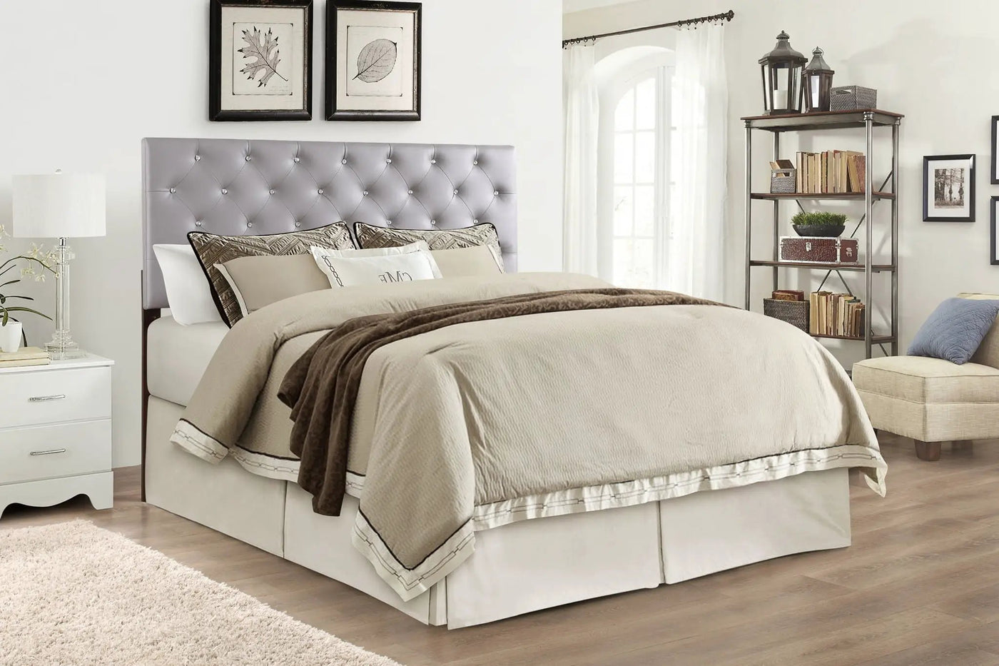 Panel Headboard & Button Tufting by HouseOfZazla