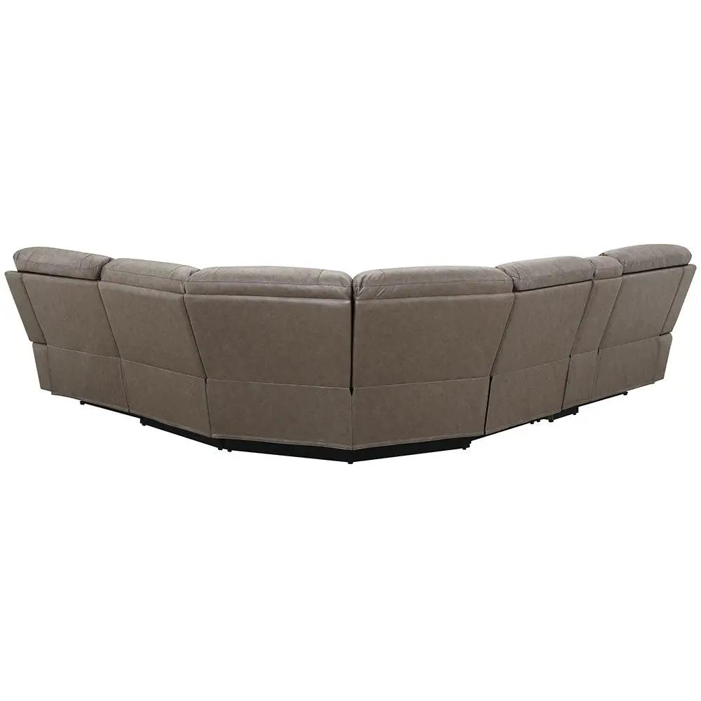 Kantu - Motion Sectional Sofa - Brown Synthetic Leather by Unique Piece Furniture