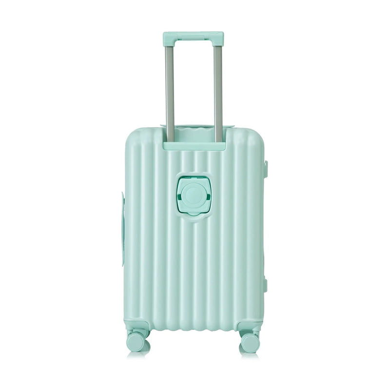 20" / 24" / 28" 3 Pieces / Set Spinner Wheel Luggage, Carry On Suitcase, With Cup Holder & USB Port & Phone Holder by HouseOfZazla
