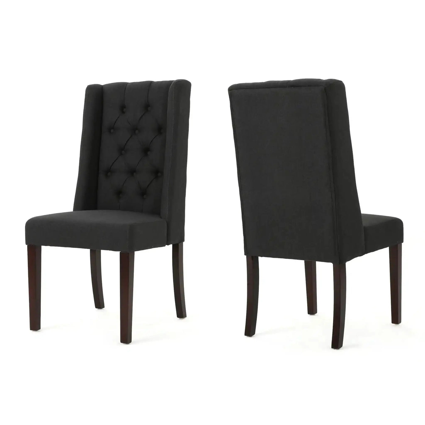 Sophisticated Tufted Dining Chair With High Back Design by HouseOfZazla