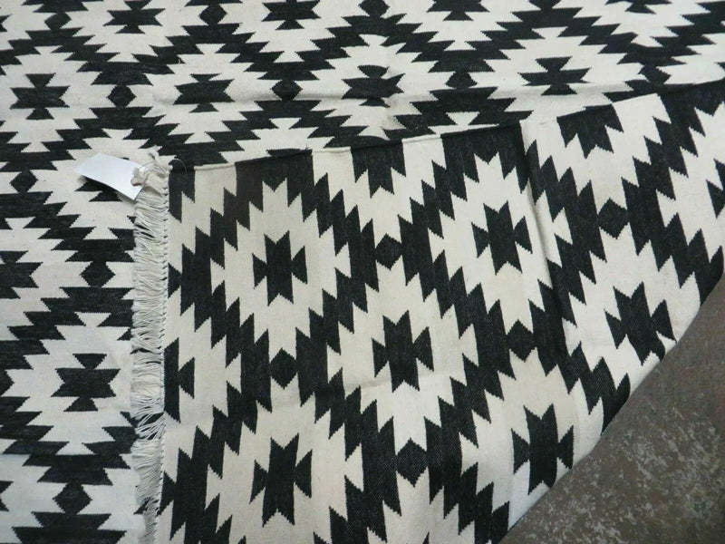 4' X 6' Hand Woven Wool Rug Contemporary Kilim Dhurrie Modern Oriental Area Rug by Jewel Rugs