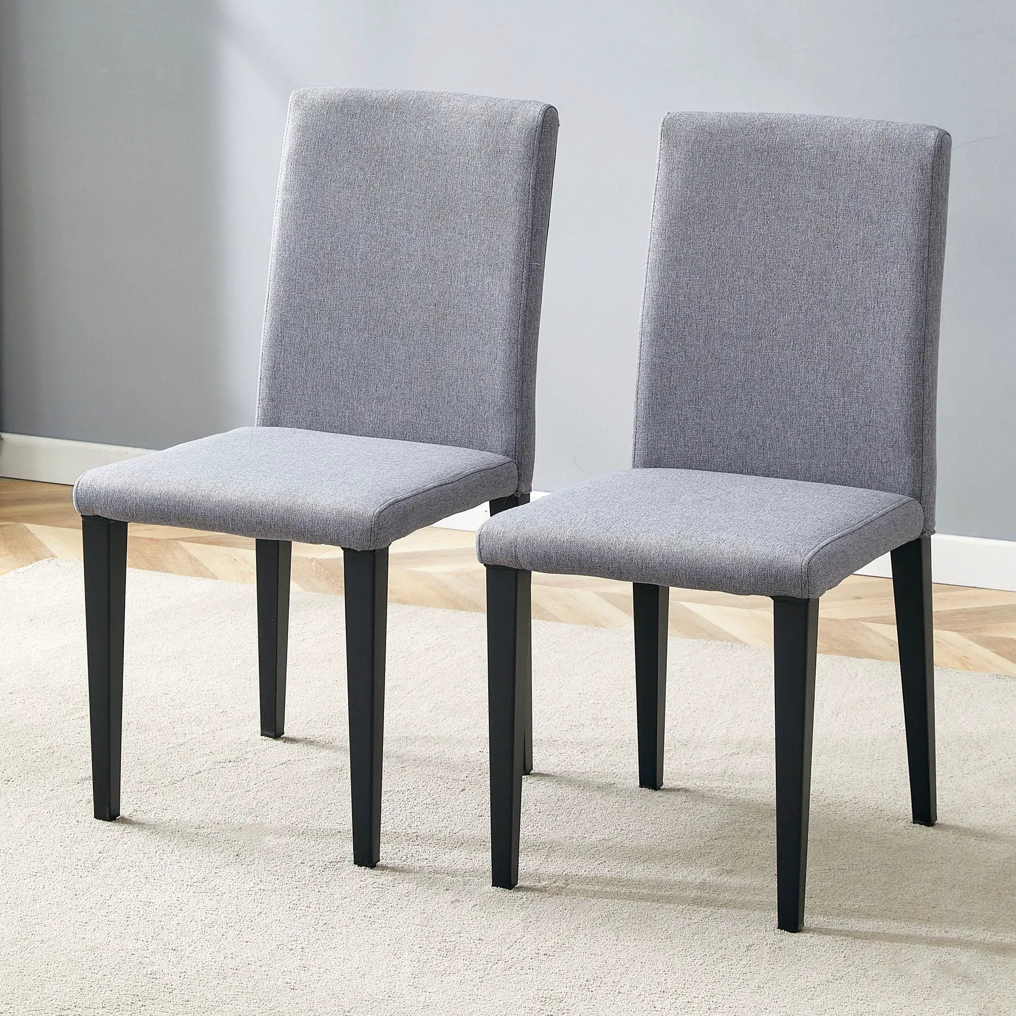 Versatile Dining Chairs With Comfortable Design And Metal Legs by Unique Piece Furniture