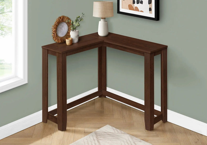 Corner Accent Console Table For Entryway, Contemporary & Modern - Cherry by Unique Piece Furniture