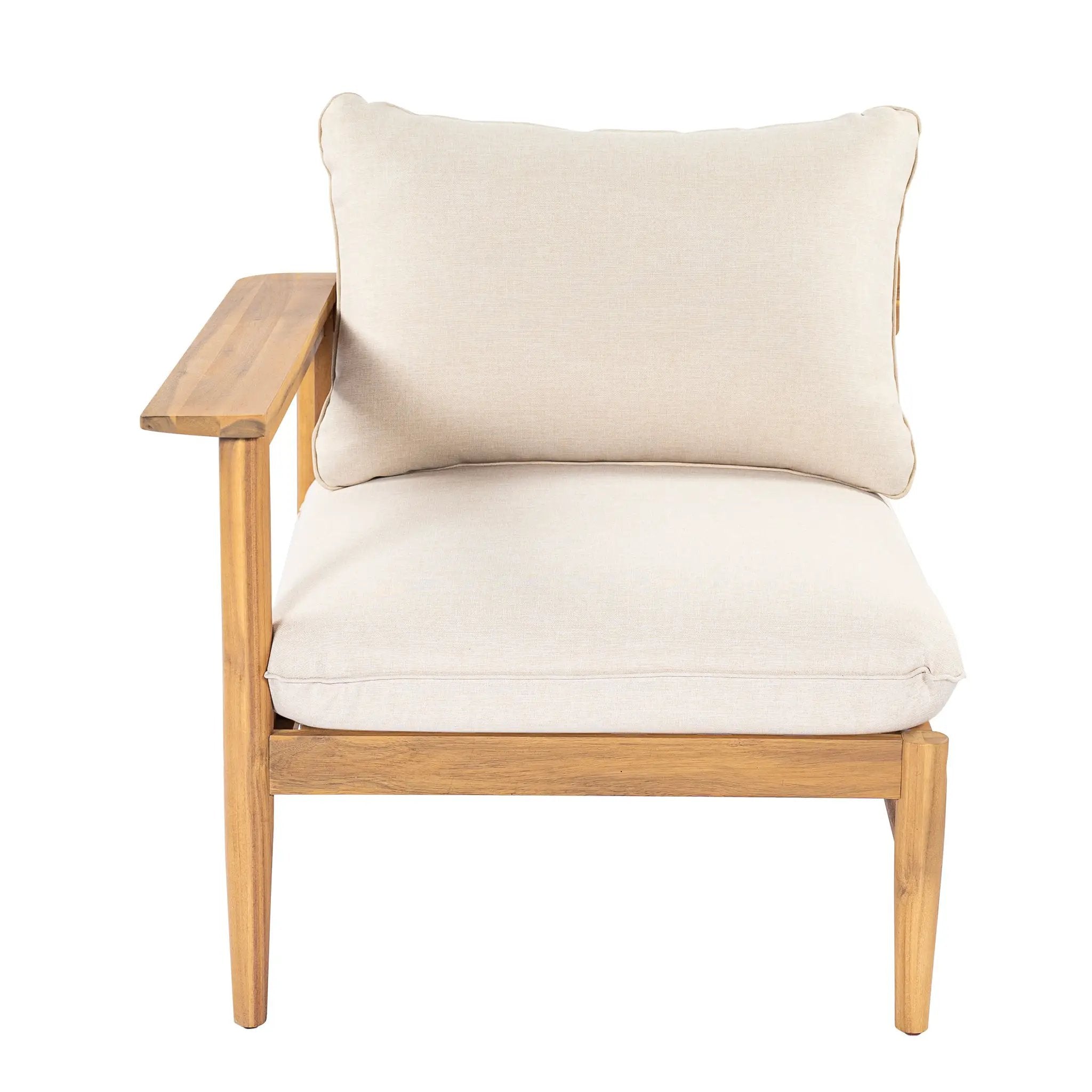 Terassi Outdoor Acacia Wood 4 Seater Sofa by HouseOfZazla