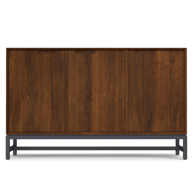 Banting - 3 Door Sideboard Buffet With Adjustable Shelves - Natural Walnut by HouseOfZazla