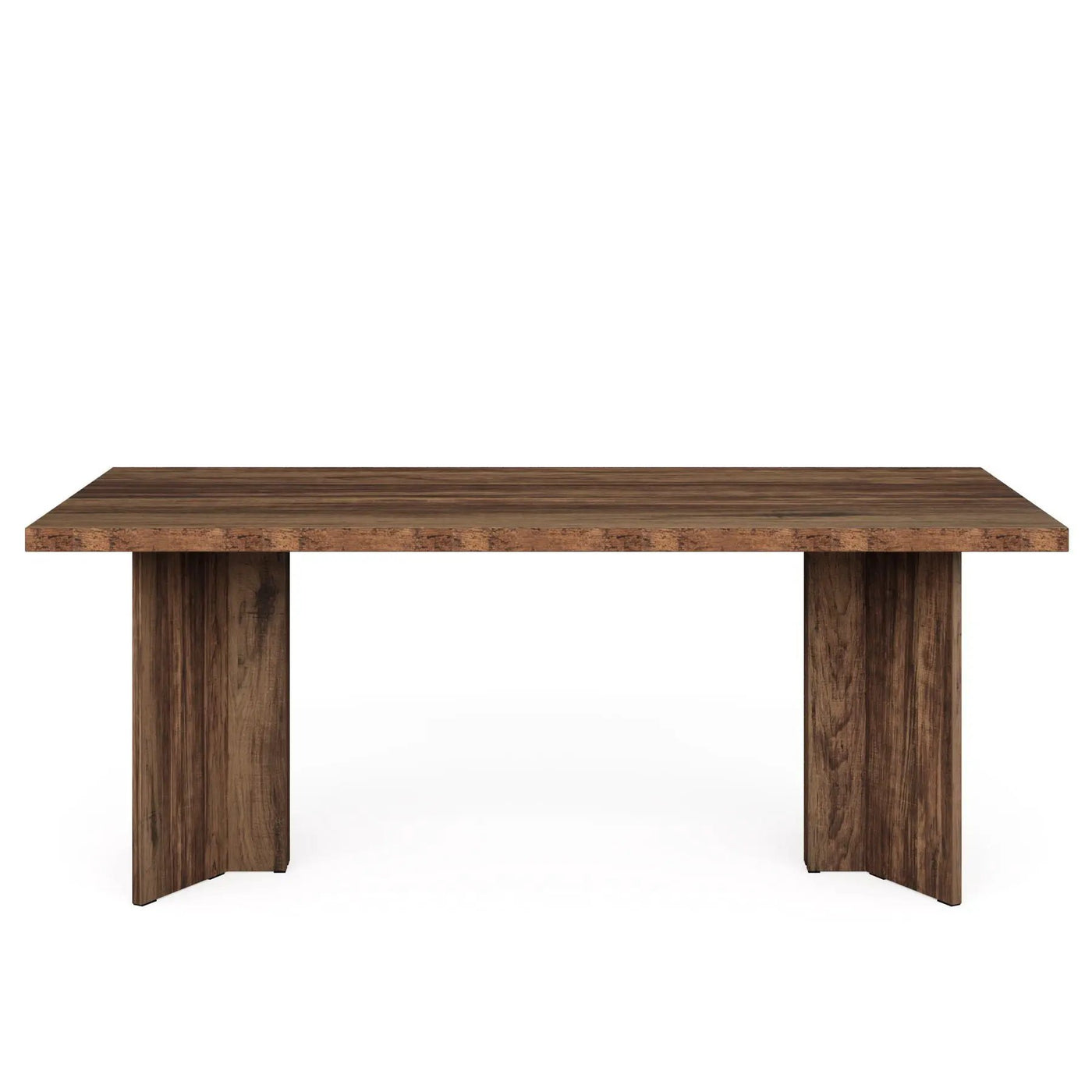 Executive Desk, Vintage Computer Workstation With Thickened Tabletop by HouseOfZazla