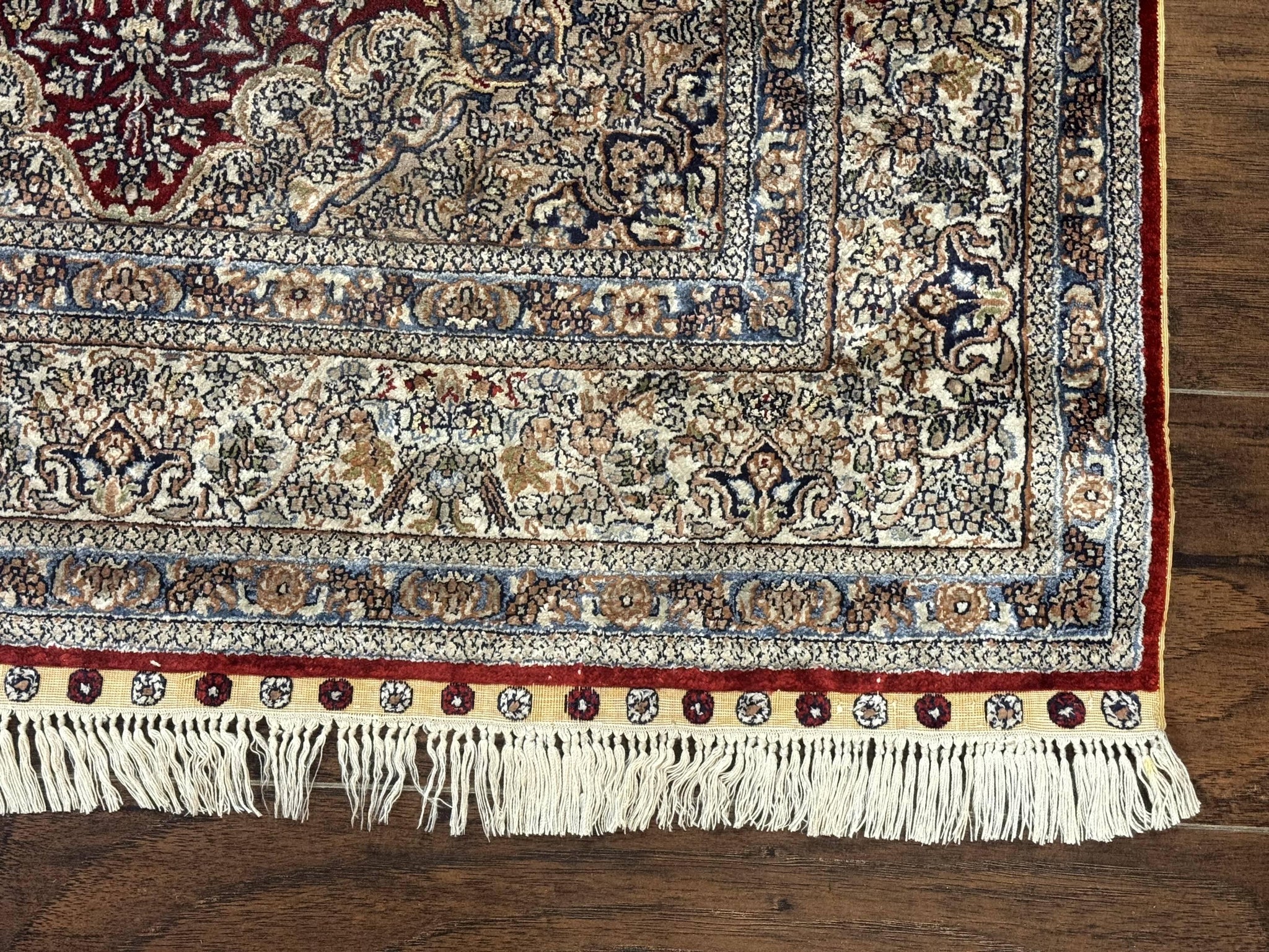Sino Persian Silk Rug 3x5, Super Fine 440 KPSI, Floral Medallion, Handmade by Jewel Rugs