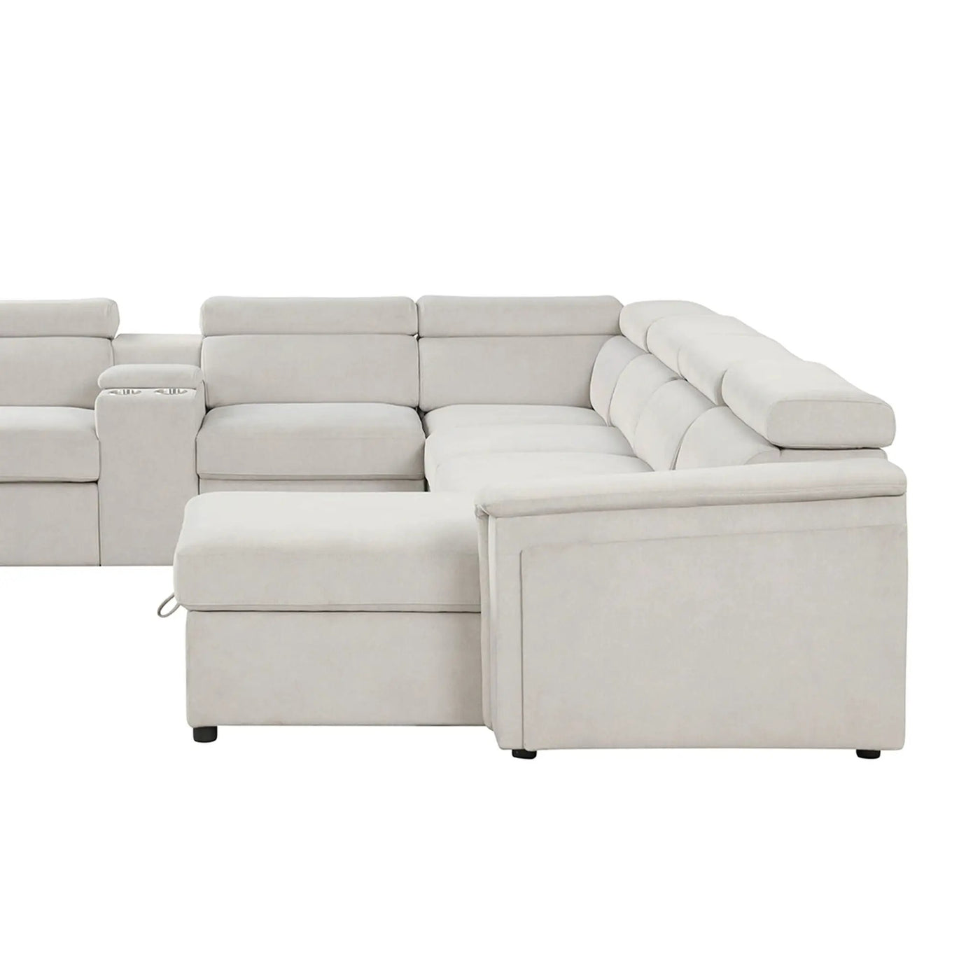 Harvey - Power Recliner Sleeper Sectional by HouseOfZazla