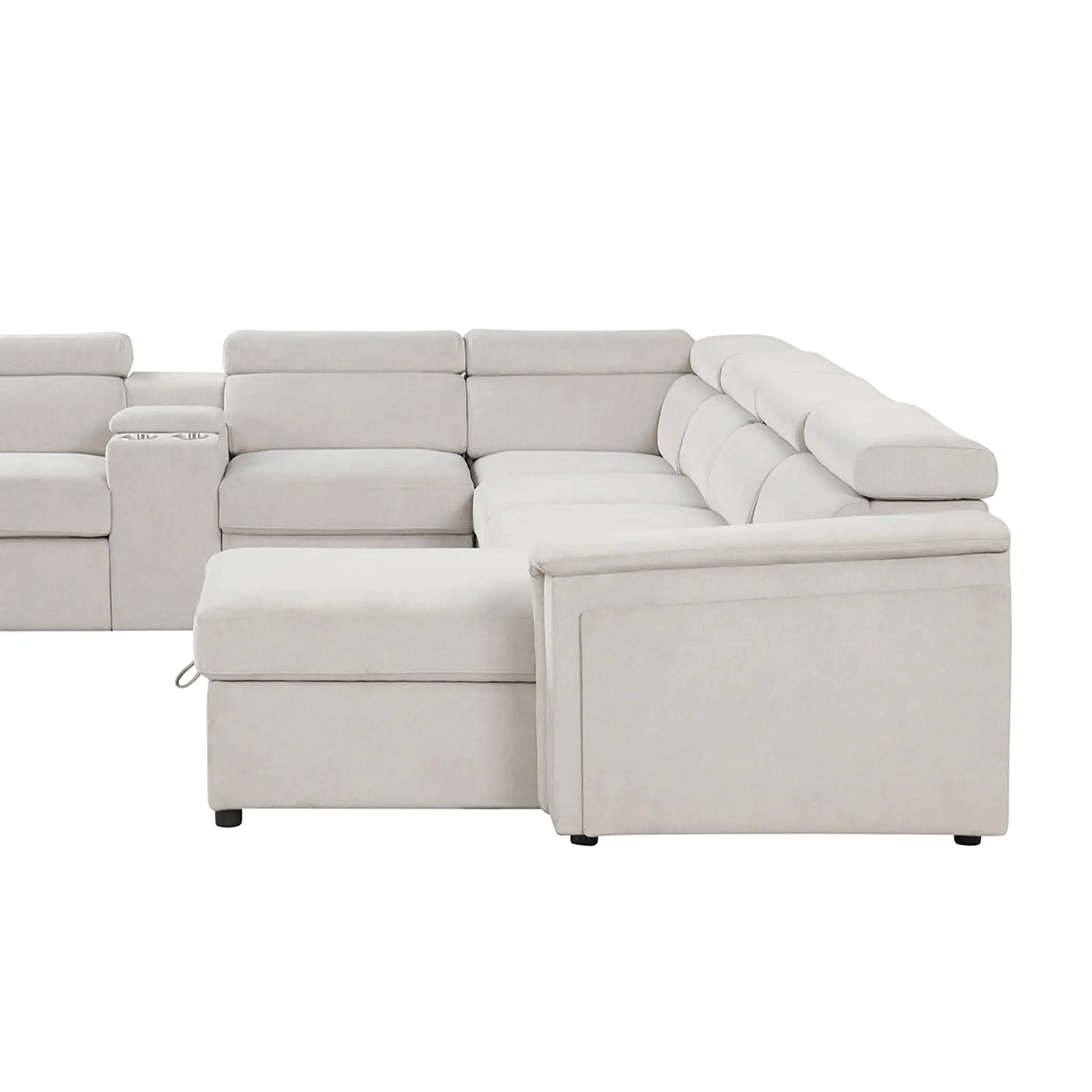 Harvey - Power Recliner Sleeper Sectional