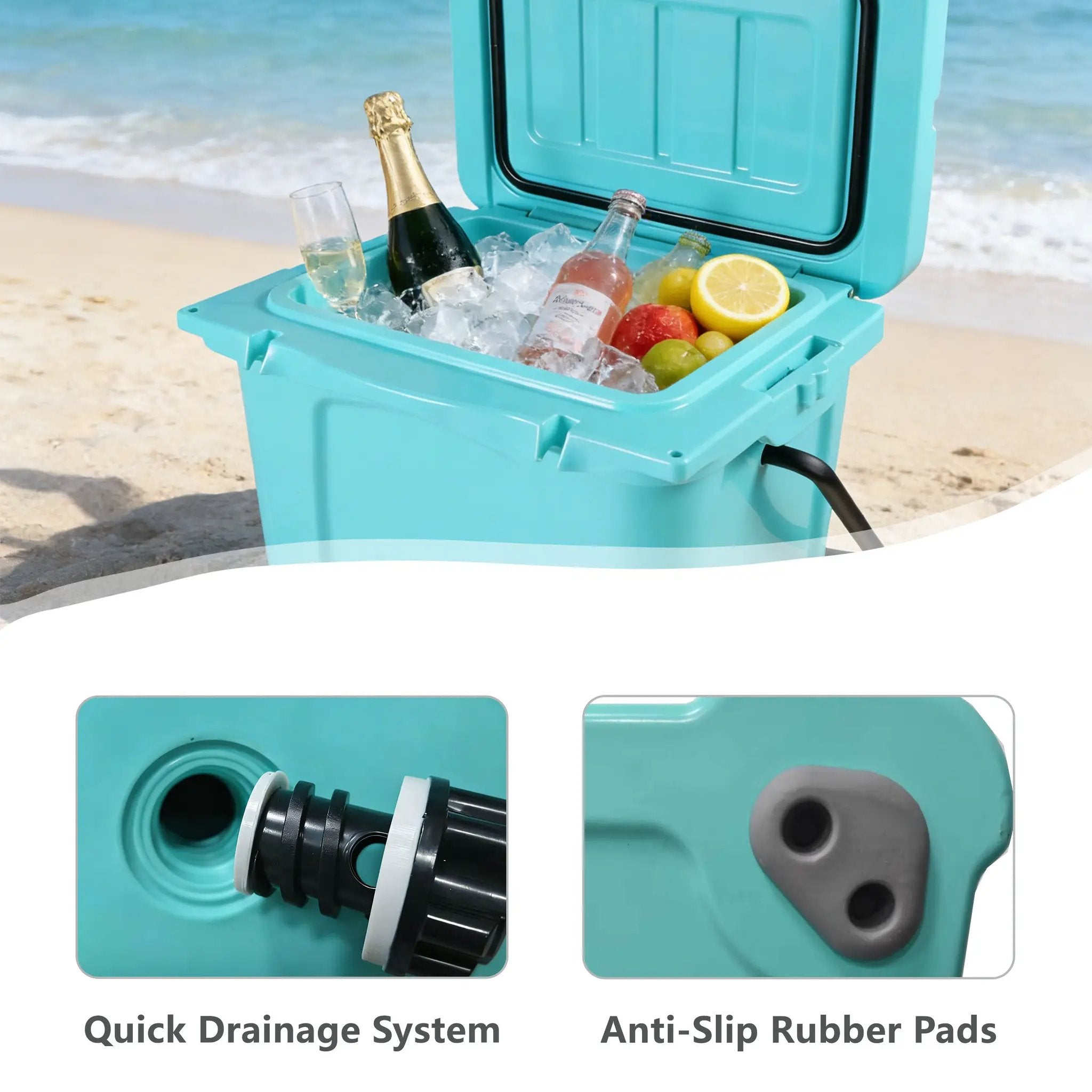 25QT Portable Insulated Cooler by HouseOfZazla