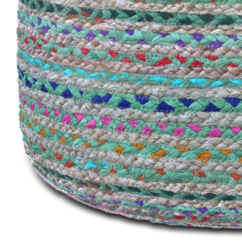 Margo - Handcrafted Round Pouf by HouseOfZazla