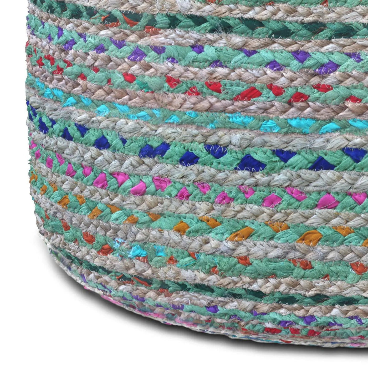 Margo - Handcrafted Round Pouf by Unique Piece Furniture