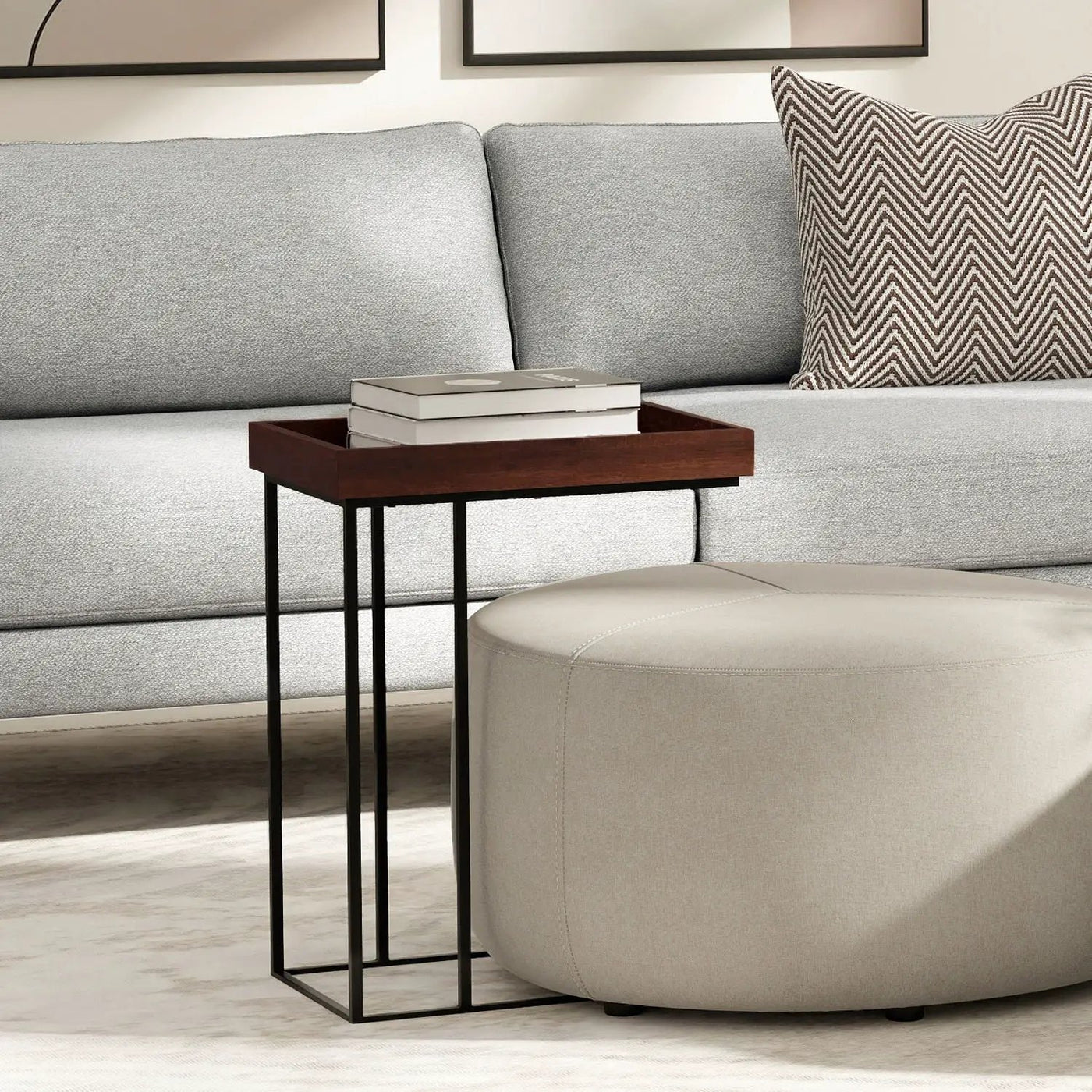 Gallagher - Handcrafted C Side Table by HouseOfZazla