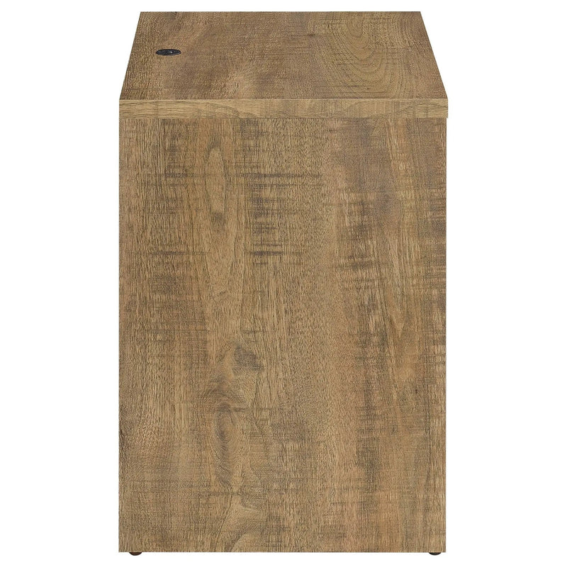 Geary - 2 Drawer Nightstand With LED Lights And USB Charging Ports by HouseOfZazla