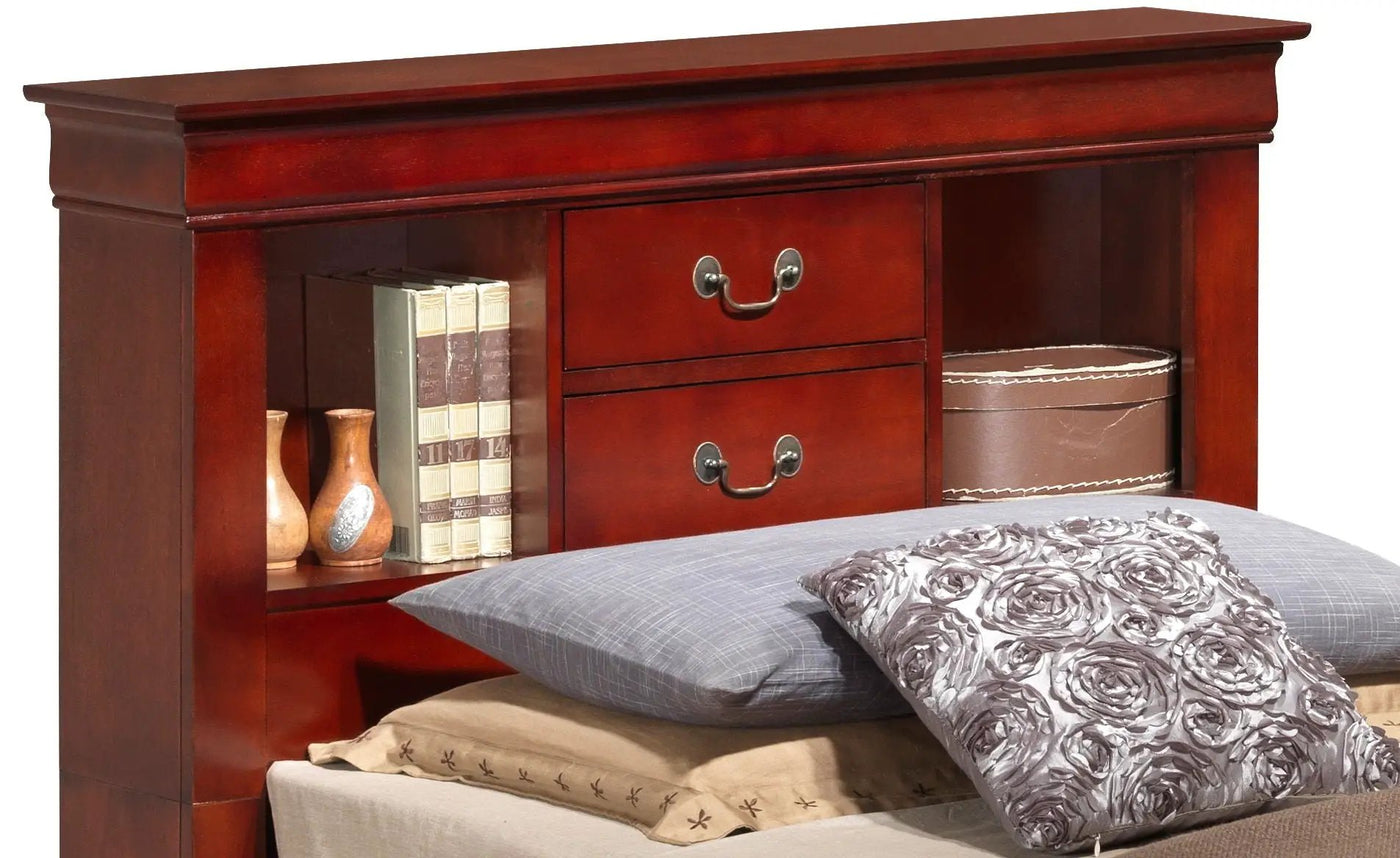 Traditional Style Bookcase Storage Bed by HouseOfZazla