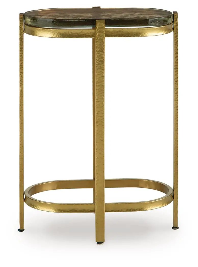 Porterville - Accent Table - Gold Finish by Unique Piece Furniture
