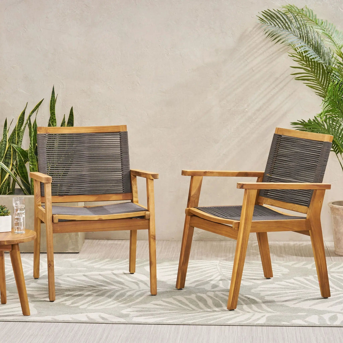 Outdoor Rope Dining Chair (Set of 2) by HouseOfZazla