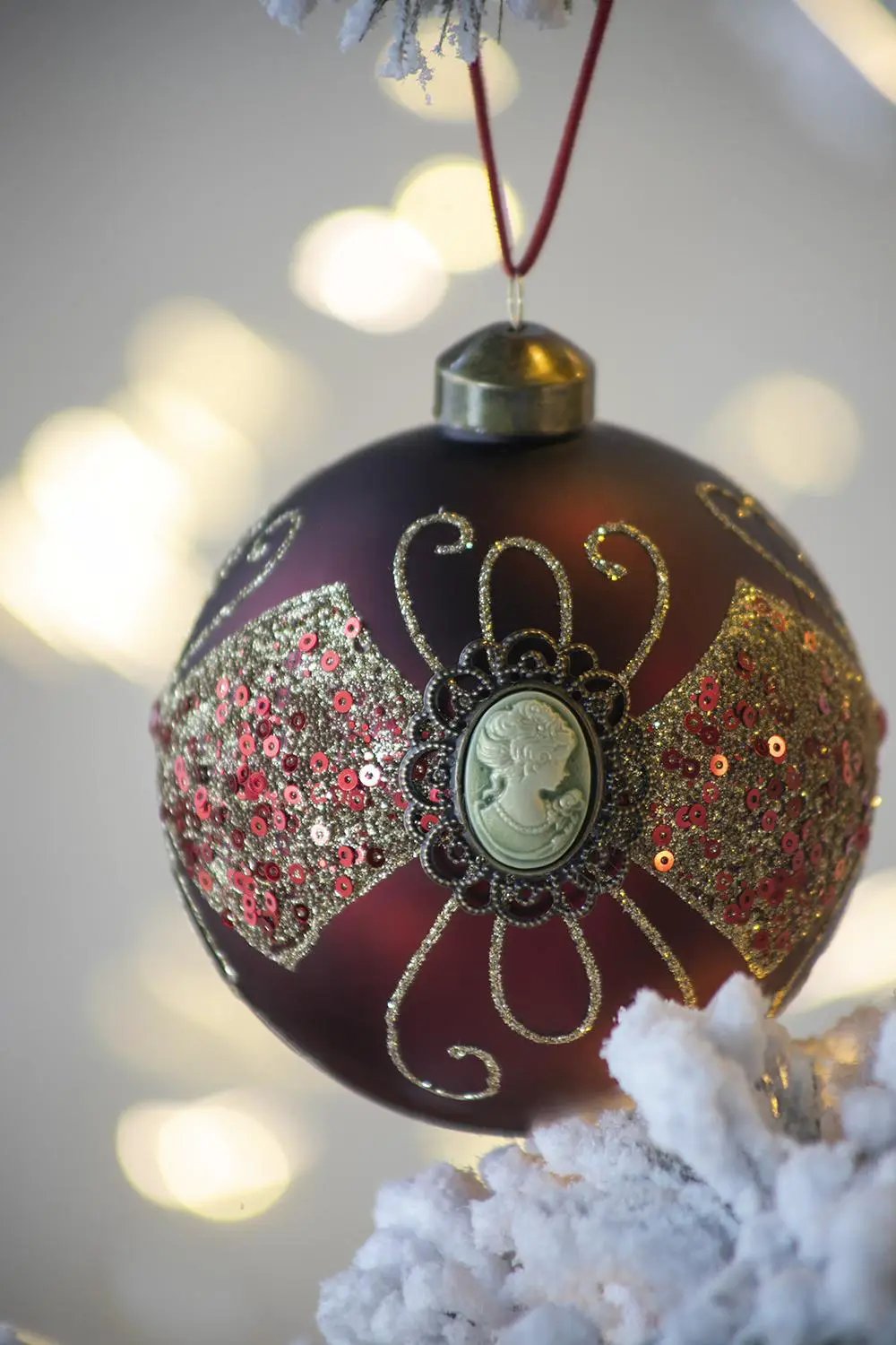 Decorative Hanging Ball Christmas Tree Ornaments For Holiday Decorations (Set of 6) by HouseOfZazla