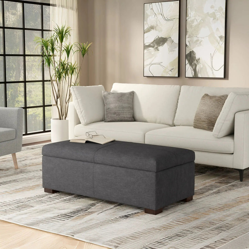 Gabbie - Coffee Table Upholstered Storage Ottoman by Unique Piece Furniture