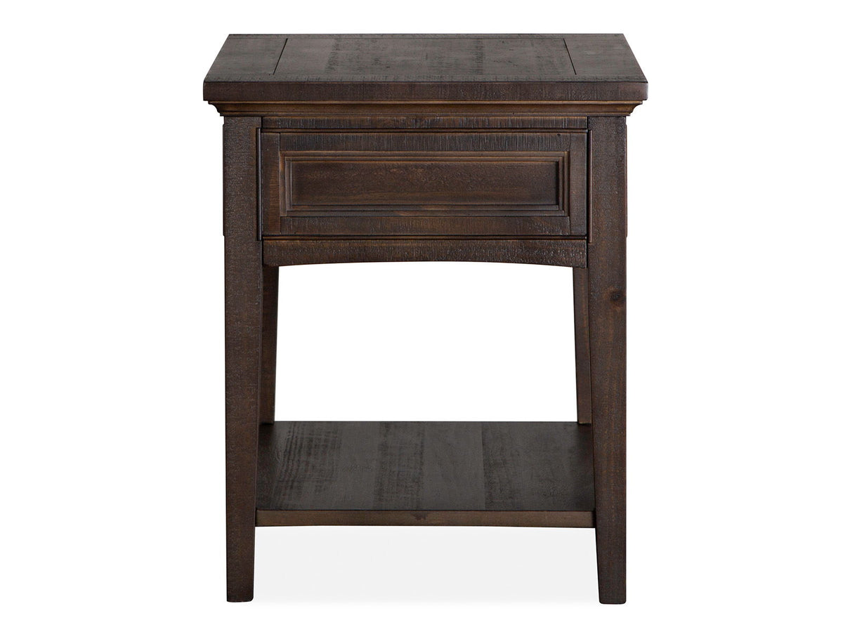 Westley Falls - Rectangular End Table - Graphite, photo 5 of 7
