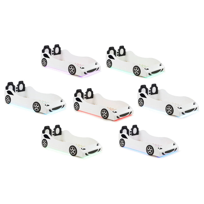 Solana - Race Car Bed With Underglow Lights by HouseOfZazla