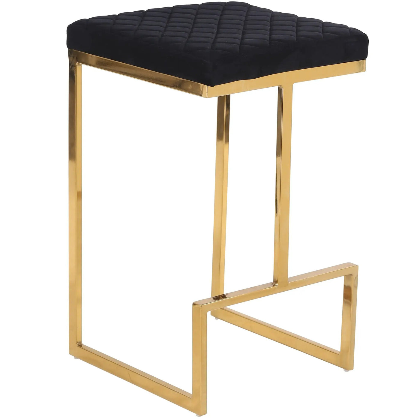 Joel - Mid Century Modern Luxury Upholstered Stool by HouseOfZazla