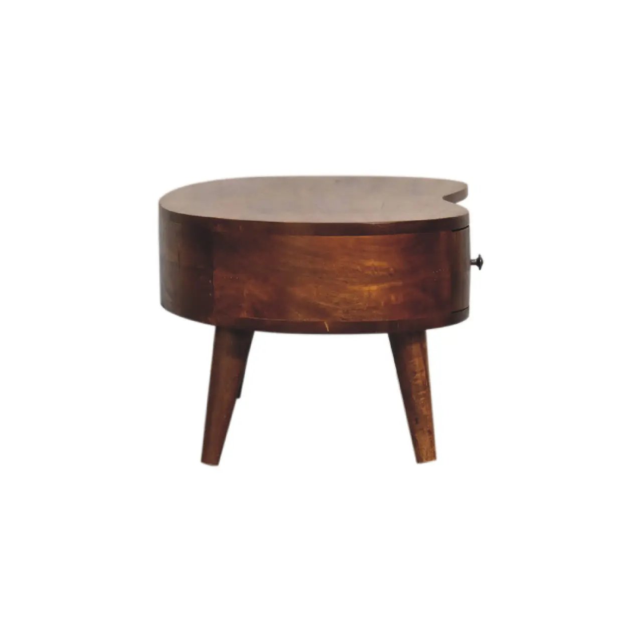 Solid Wood Mini Chestnut Wave Coffee Table by HouseOfZazla