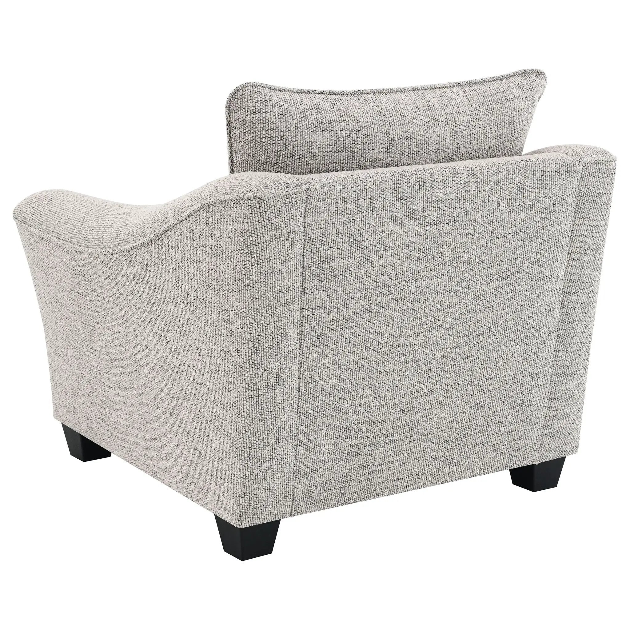 Tomkins Boucle Upholstered Chair Light Grey by Unique Piece Furniture
