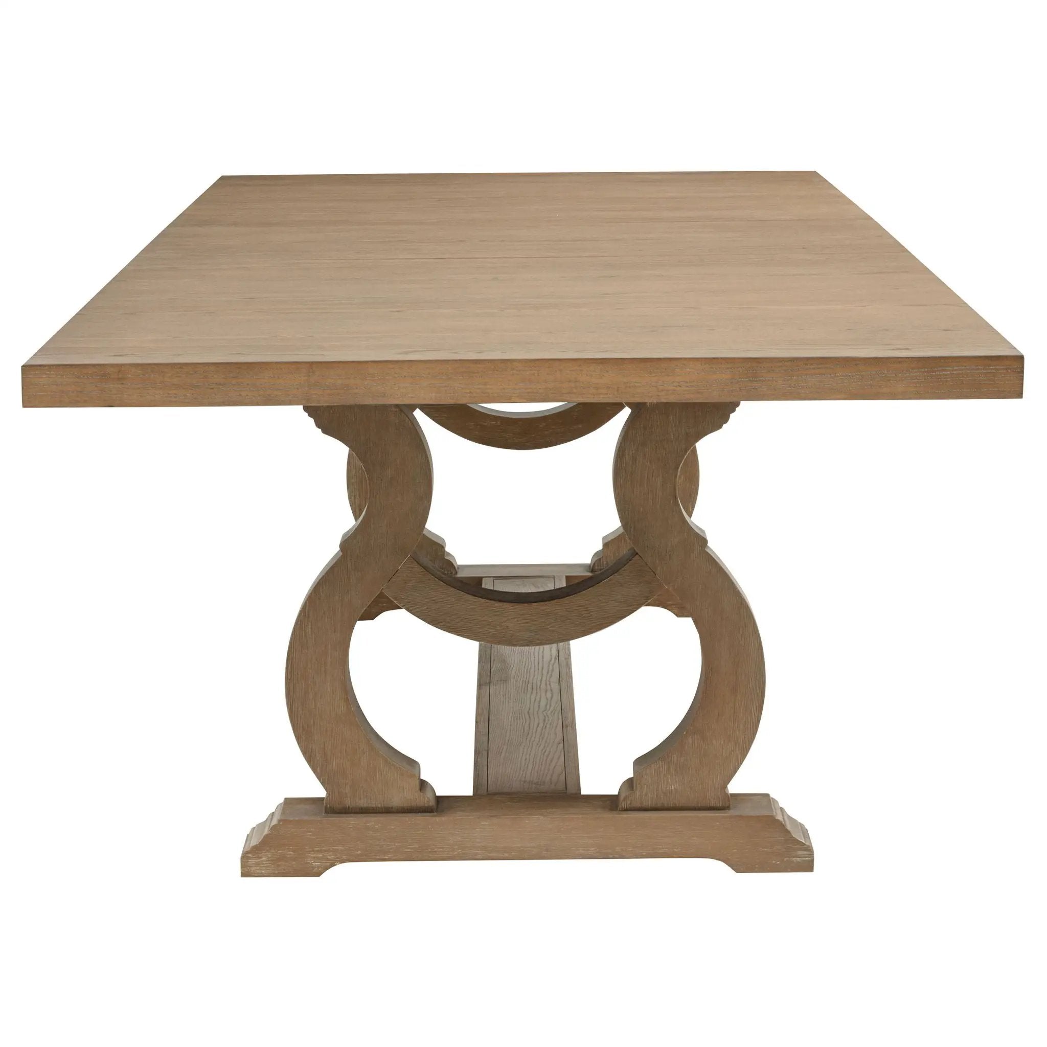 Brockway 104-inch Extension Leaf Dining Table Barley Brown by Unique Piece Furniture