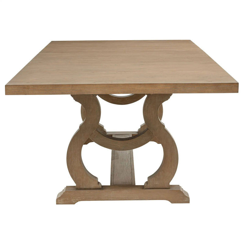 Brockway 104-inch Extension Leaf Dining Table Barley Brown by Unique Piece Furniture