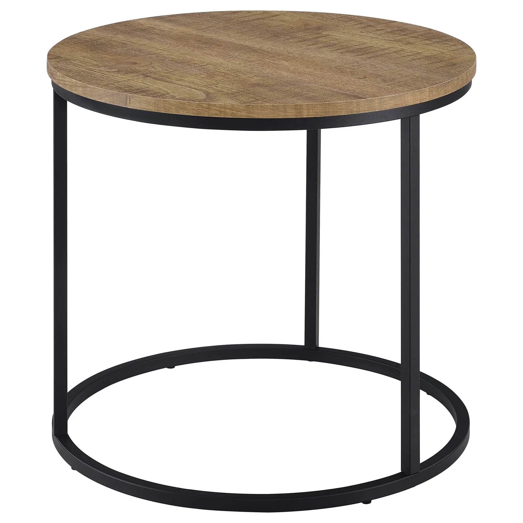 Lainey Round Occasional Side End Table Mango by Unique Piece Furniture