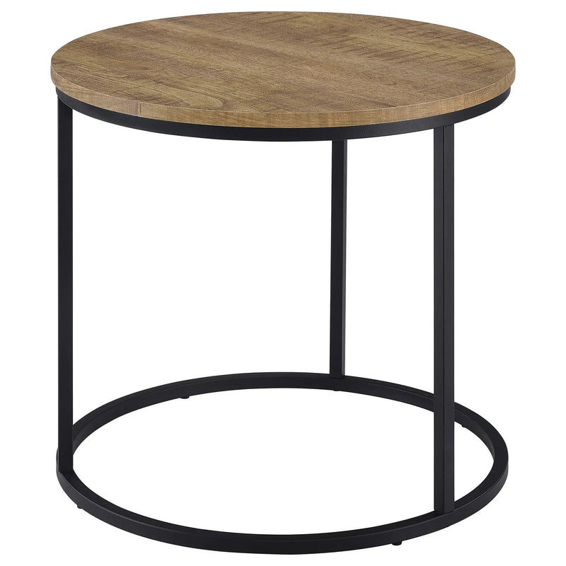 Lainey Round Occasional Side End Table Mango by Unique Piece Furniture