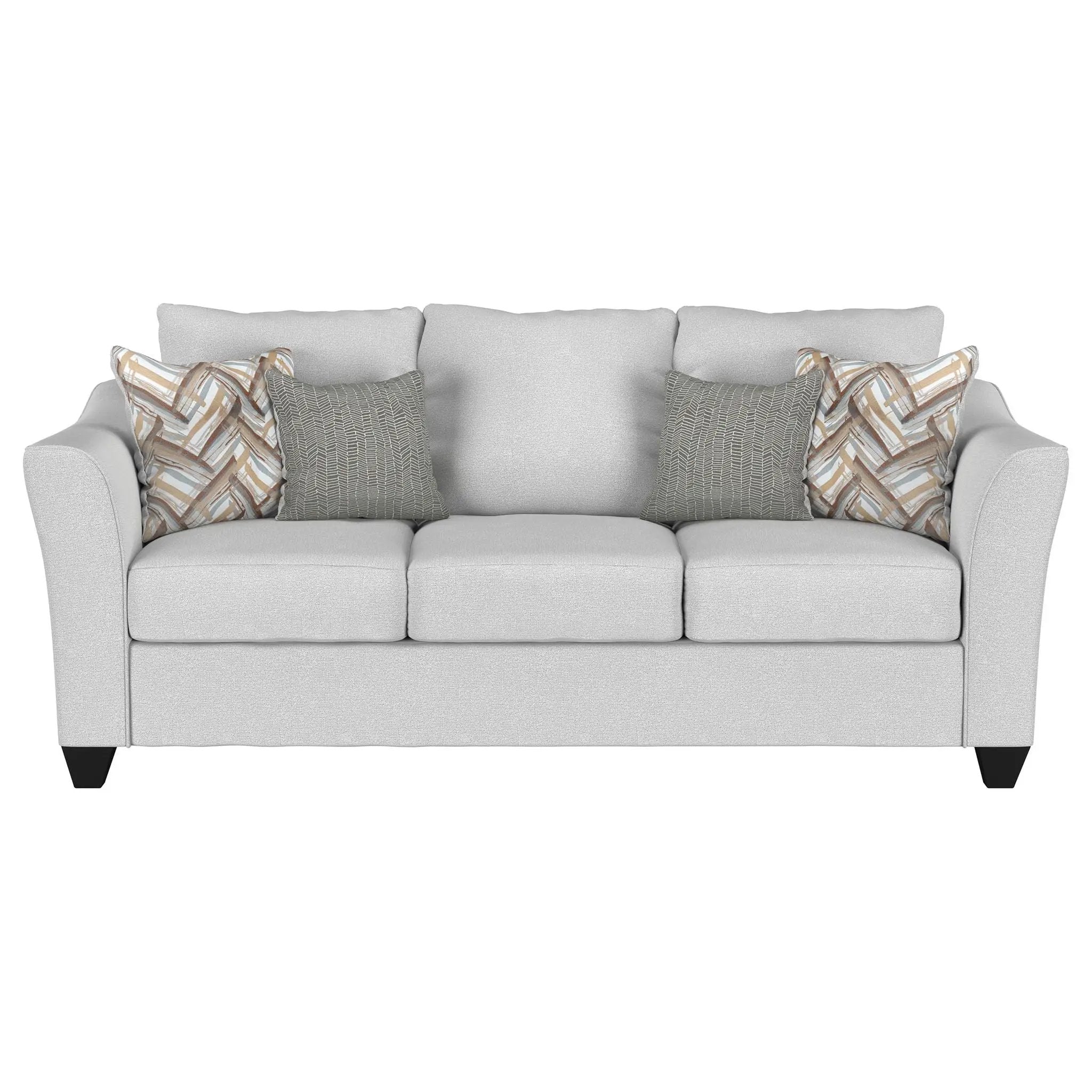 Salizar Upholstered Flared Arm Sofa Sand by Unique Piece Furniture