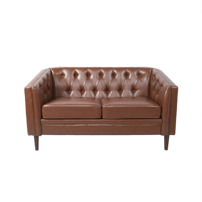 Sophisticated Loveseat With Diamond Stitched Detailing by HouseOfZazla