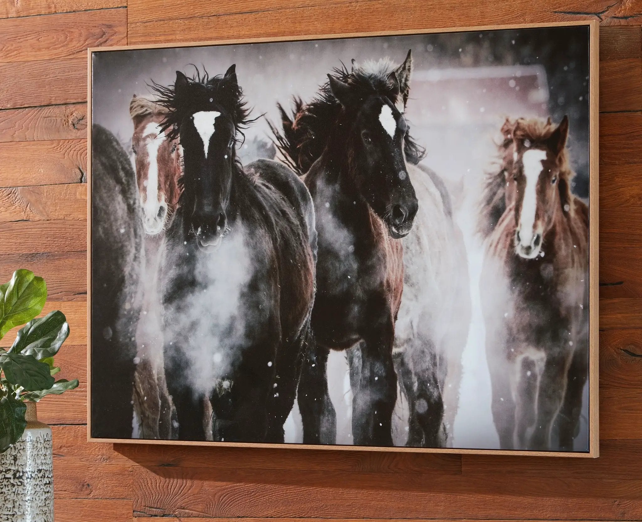 Chaseburn - Wall Art - Brown / Black / White by Unique Piece Furniture